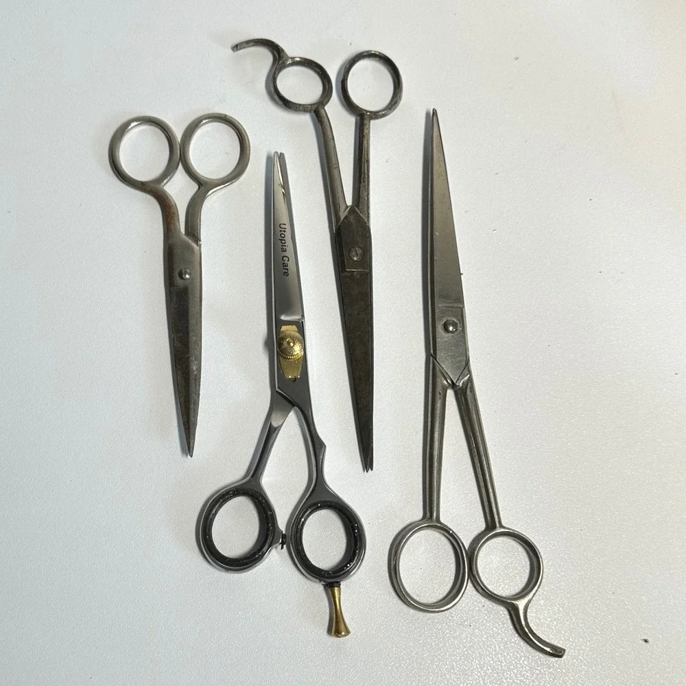 Scissors Lot Utopia Care Griffon Royal Brand‎ Hair Shears 4pc Mixed Brands